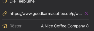 Detailansicht des Zauberstabs in der App